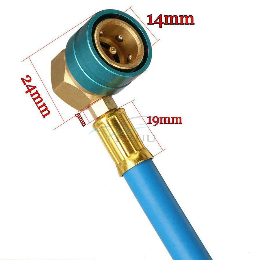 AC Adjustable Self-sealing R1234yf 100Psi Gauge Pressure Hose Filled Refrigerant