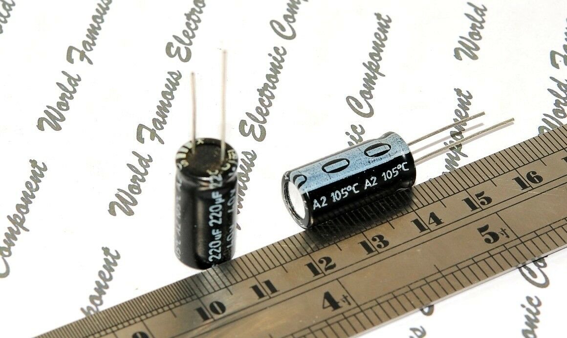 2pcs - Roederstein / ROE EKM 220uF (220µF) 40V Radial Capacitor
