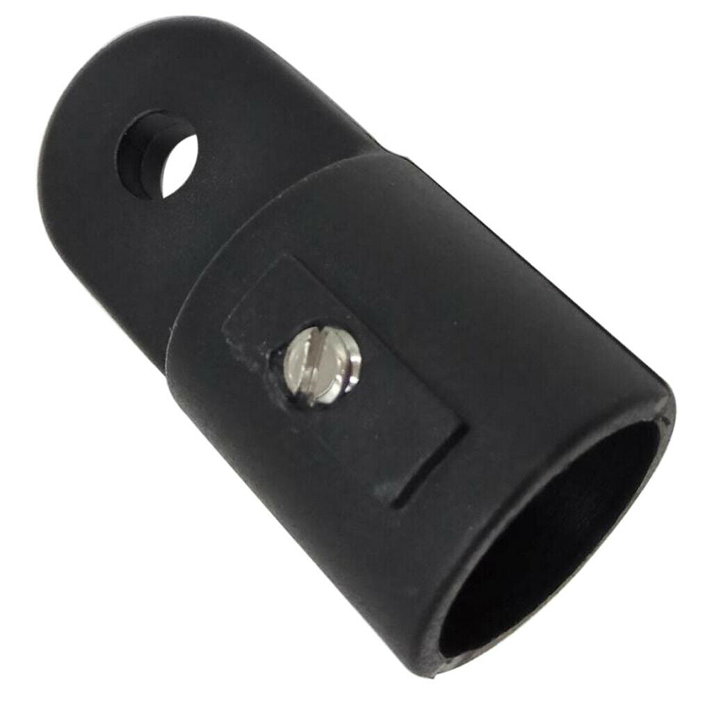 Boat Bimini Fittings Top Cover   Eye End Nylon Black (Outside Version for