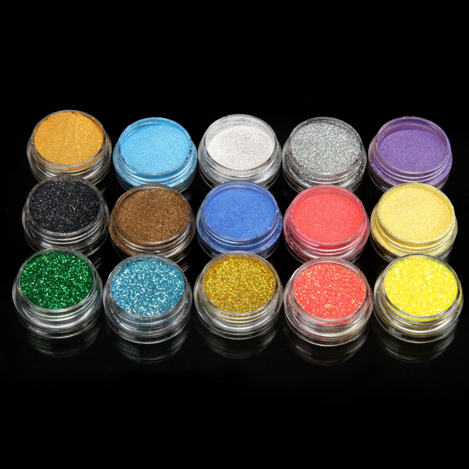 15 Colors Eye Shadow  Loose Powder Shimmer Matte Glitter Powder Cosmetic Makeup