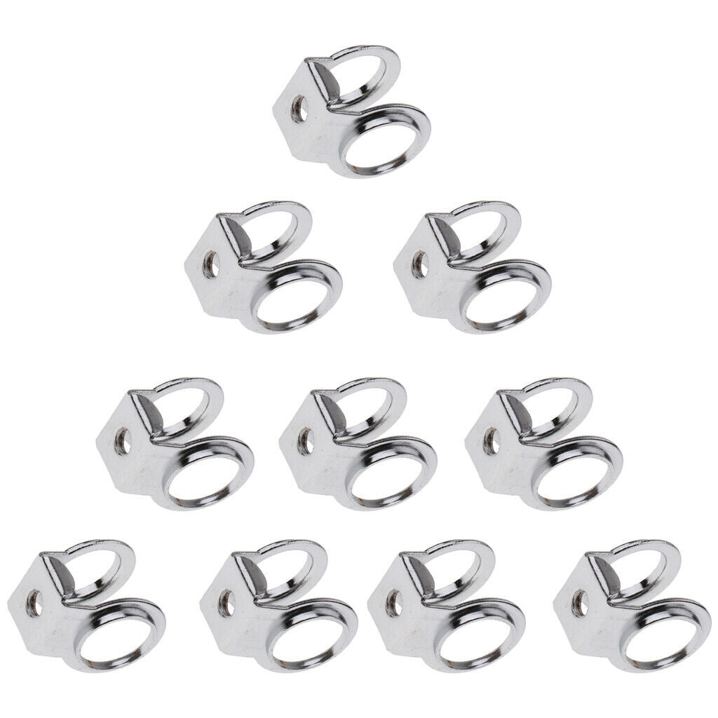 10Pcs Drum Tom Cymbal Holder Rack Clamp Drum Set Mounting Fixing Parts 22mm