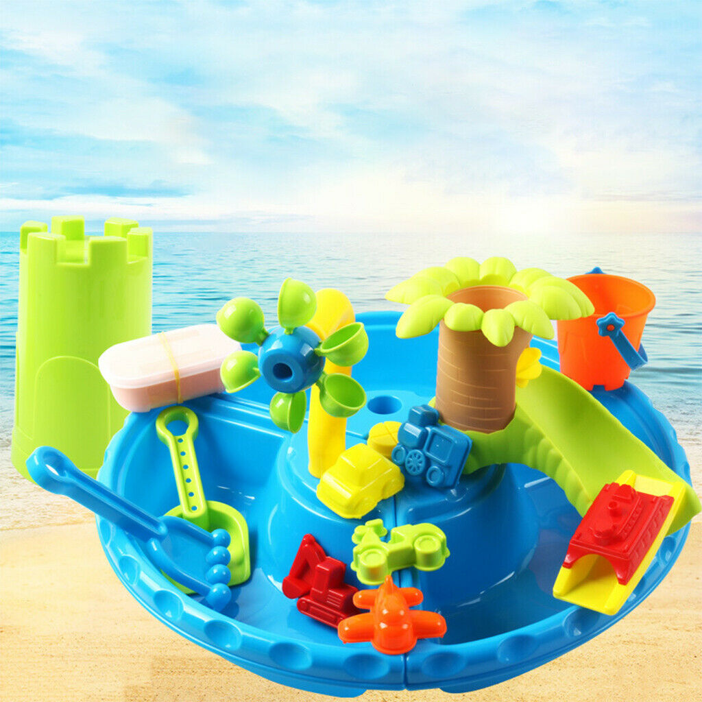 Summer Fun Sand Water Table Sandpit Beach Sand Water Toys Kids Outdoor Toys