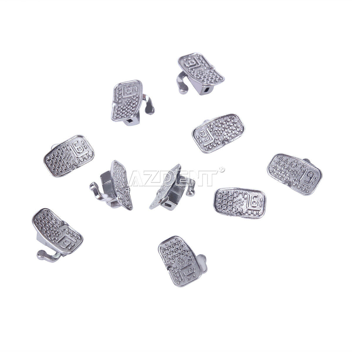 3 X Dental Ortho Buccal Tube 1st Molar Bondable Monoblock Non-Conv Roth 022"