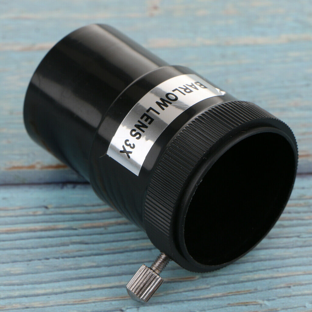 3X Telescope Barlow Lens Eyepiece 1.25inch Universal Connect DSLR Camera via T
