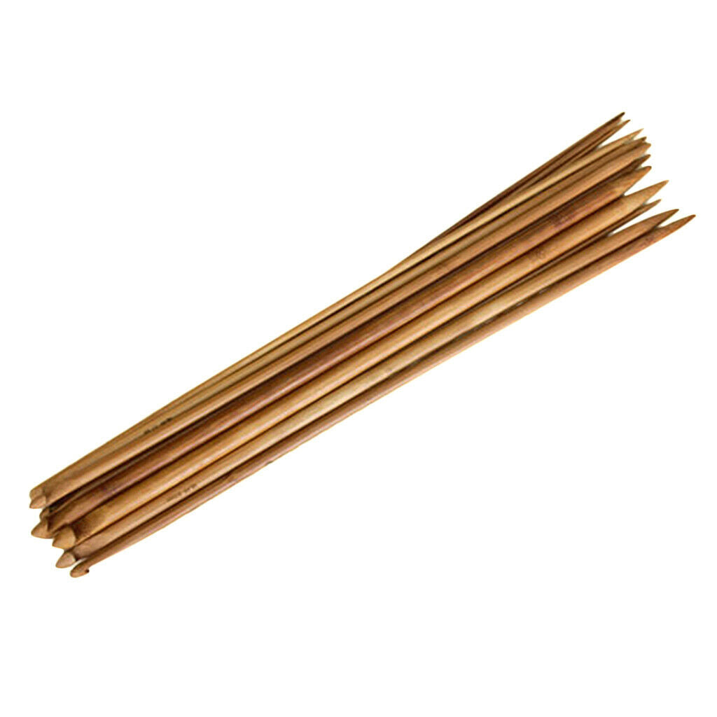 13.8" Bamboo  Afghan Tunisian Crochet Hooks 14 Sizes 3.0-10.0mm