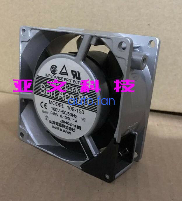 For 1pc SANYO 109-153 Cooling fan 100V 9/8W 80*80*38MM