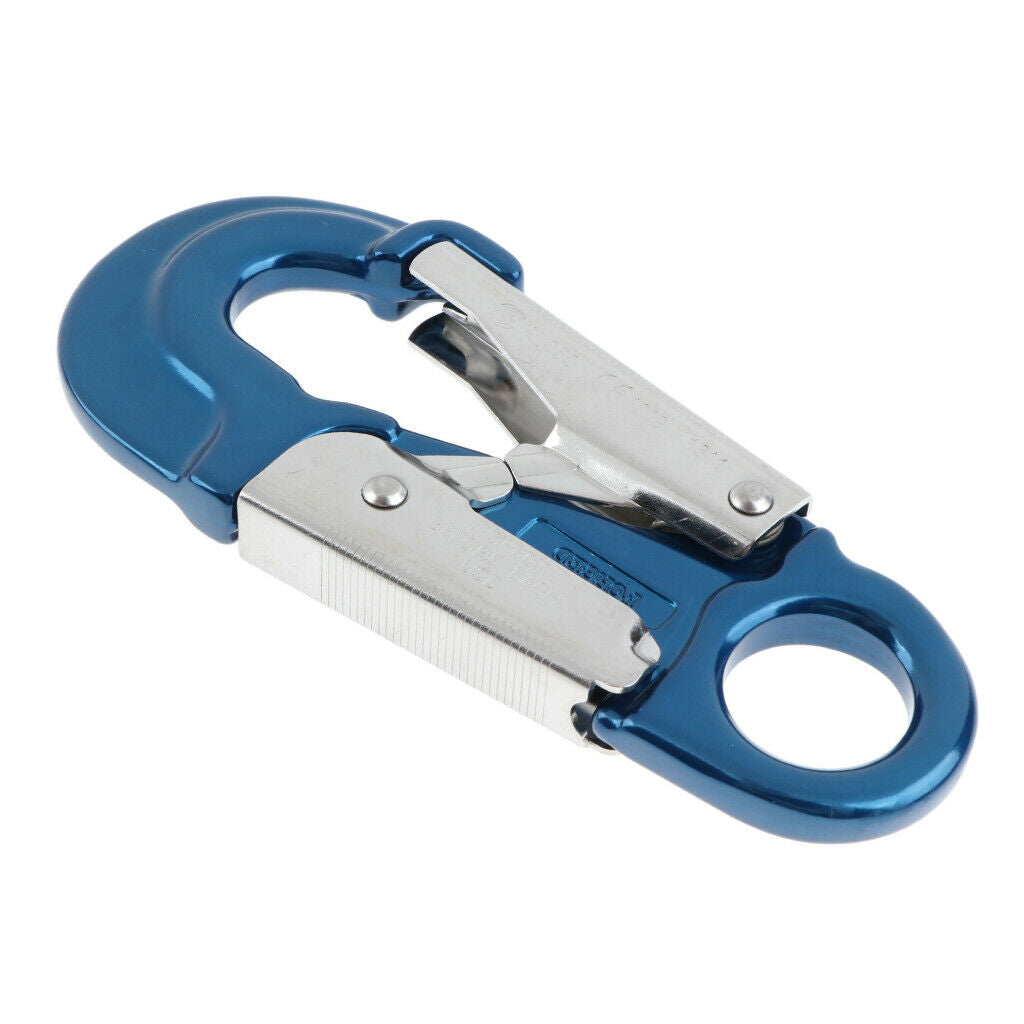 Climbing Aluminum Alloy Forged Double Lock Captive Eye Snap Hook, 25KN