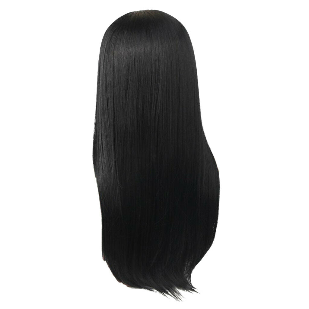 Women's Long Wig Natural Straight Full Wig, Black Like Human Hair