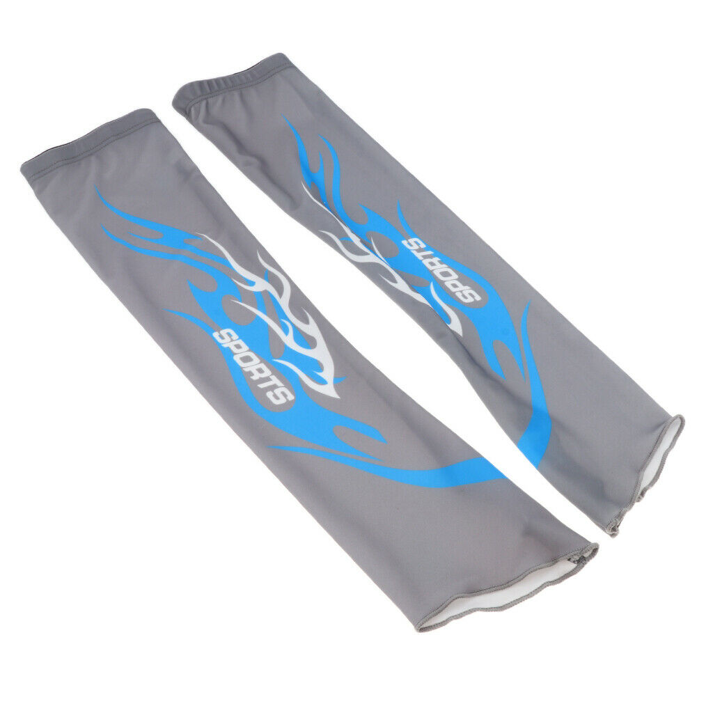 1 Pair Cooling Arm Sleeves UV Sun Protection Cover Cycling Golf Sports XL
