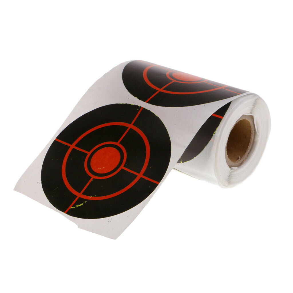 200 Pieces Black And Red Target  Stickers for Shooting Exercises