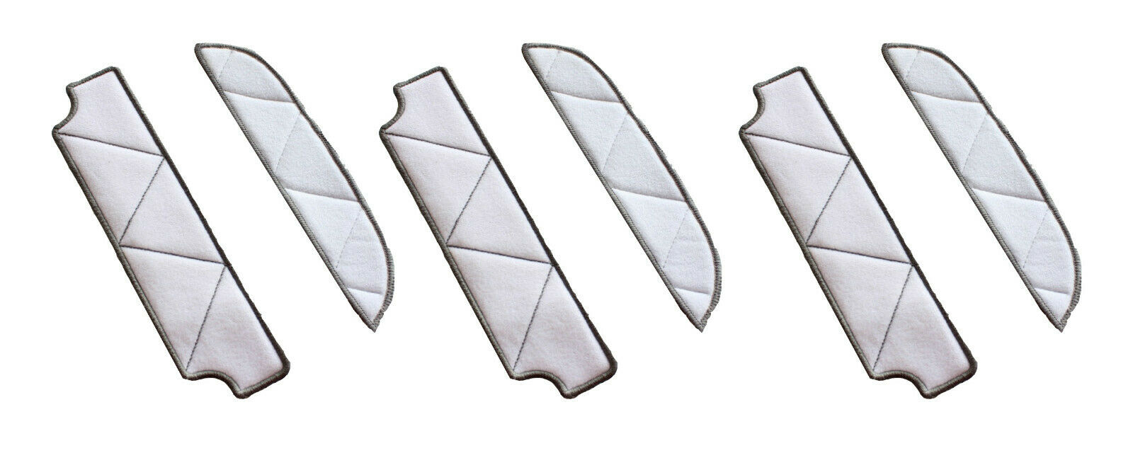 6Pcs Microfiber Mop Cloth For ECOVACS Winbot WRN60 WRN70 TBW60TG TBW61 W710 W730