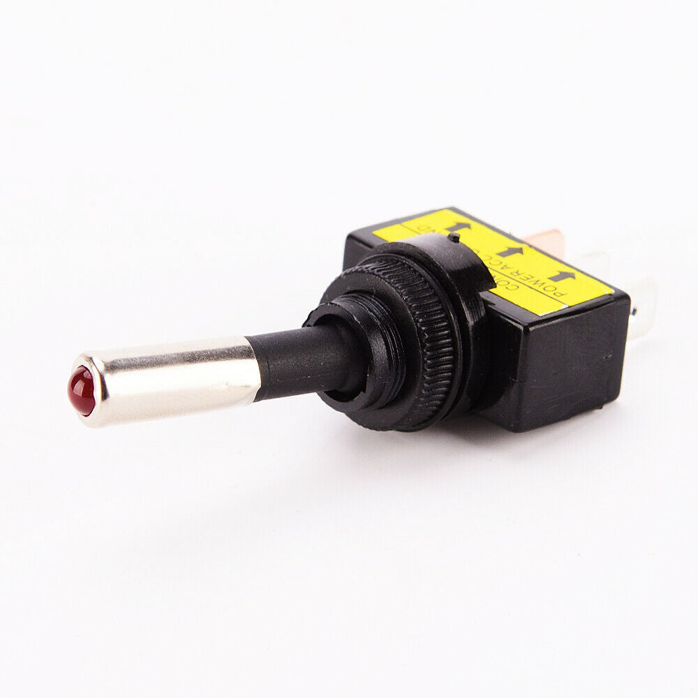 4 Pieces 12V 20A Auto LED Rocker Switch 3Pin SPST Switch For RV