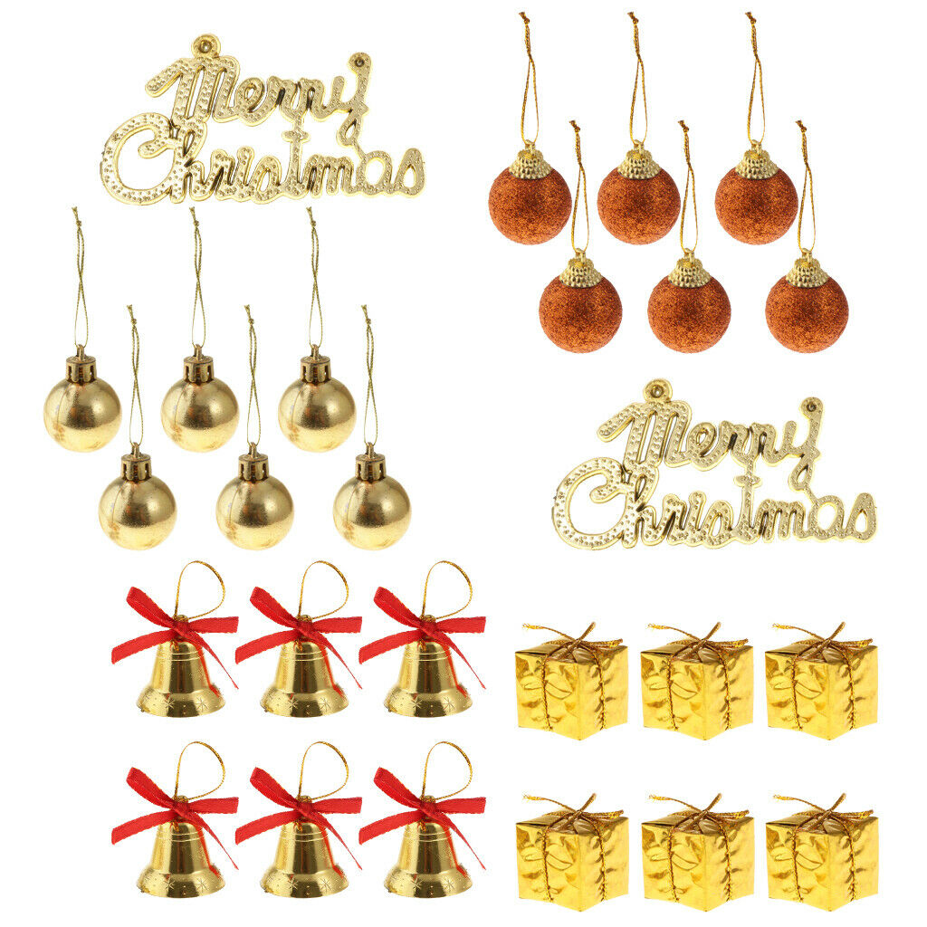 26pcs Christmas Pendants Accessories For Home Decor