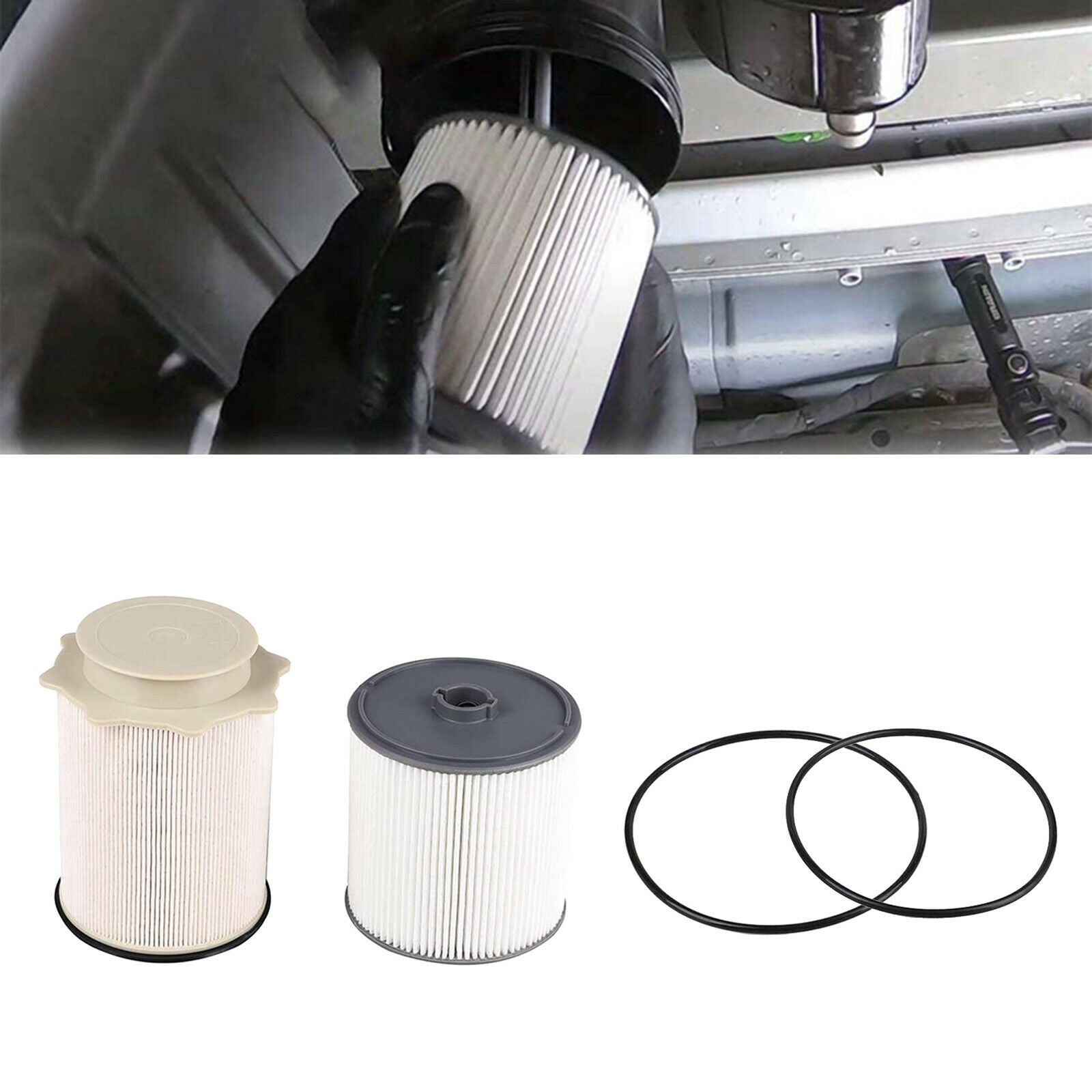 Water Separator Set 68436631AA for Ram 2500 2019 6.7L Engines Accessories