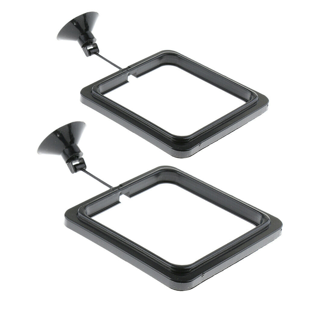 Aquarium Feeding Ring - Practical Floating Food Square - Reduces Waste