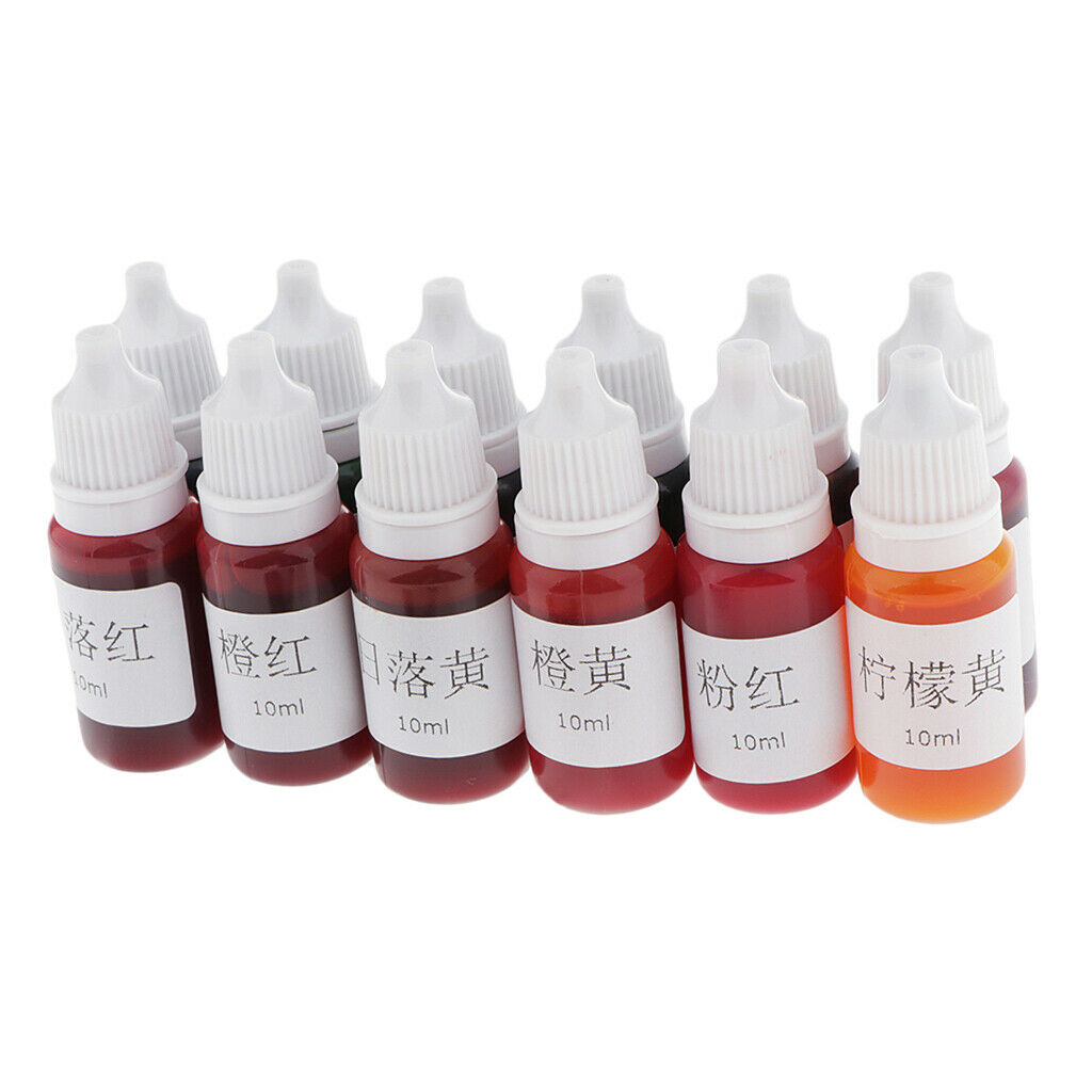 12x Food Grade Skin Safe Coloring Pigments Handmade Cake DIY Soap Candle Crafts