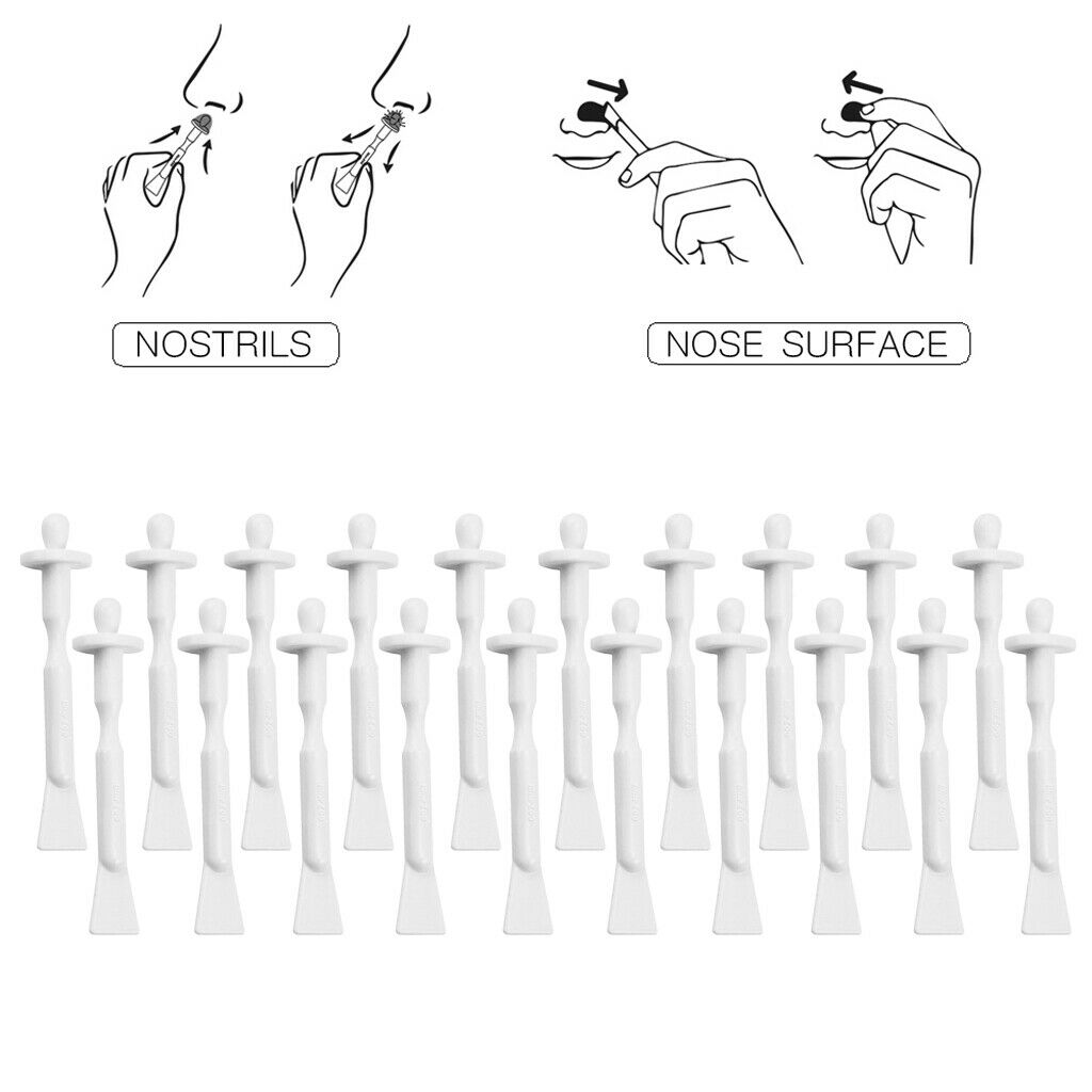 20x Dual Use Wax Applicator Sticks Spatulas Tool Body Face Nose Hair Removal,
