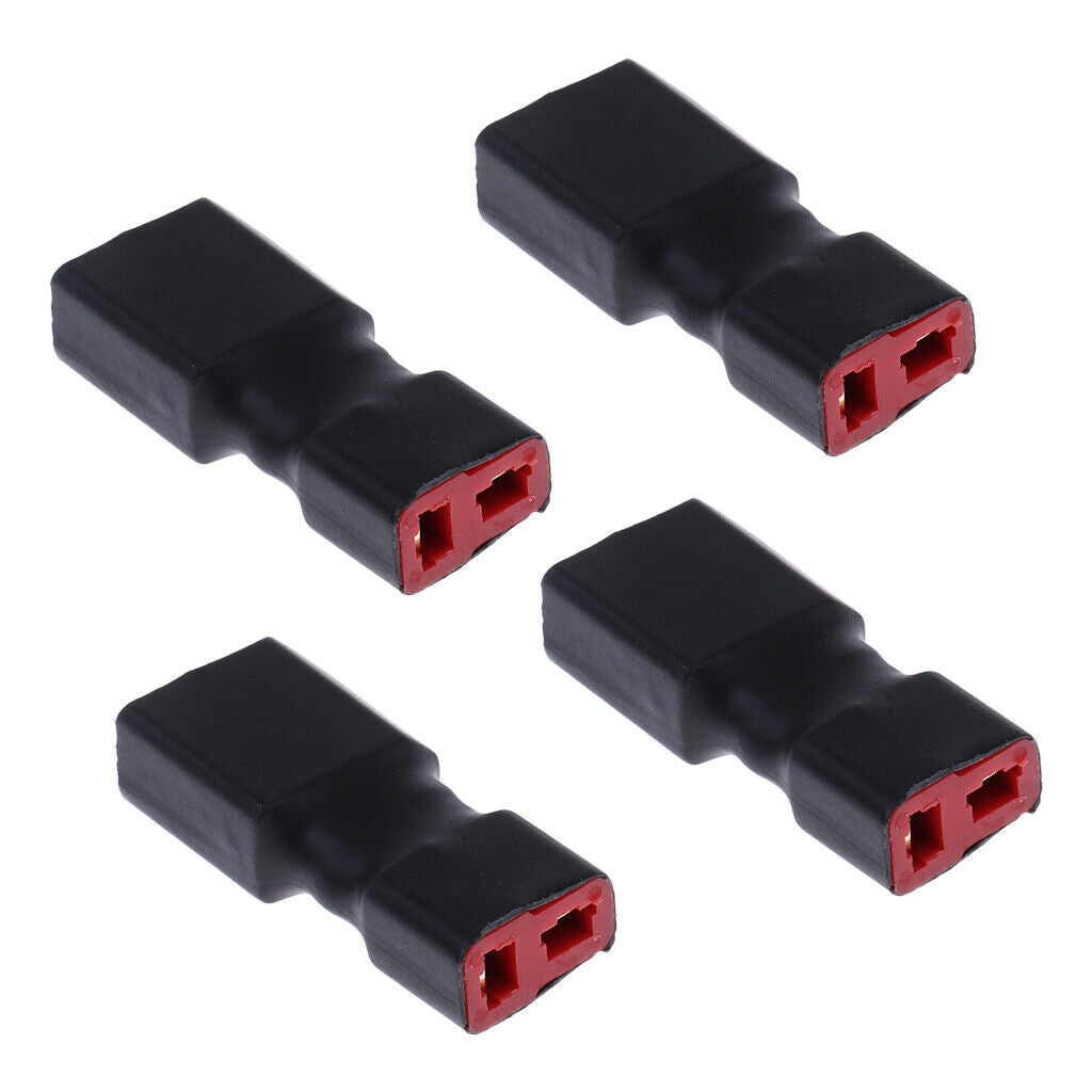 Set of 4 XT60 Male to Female T-Plug Connector for RC Car Parts Accessory