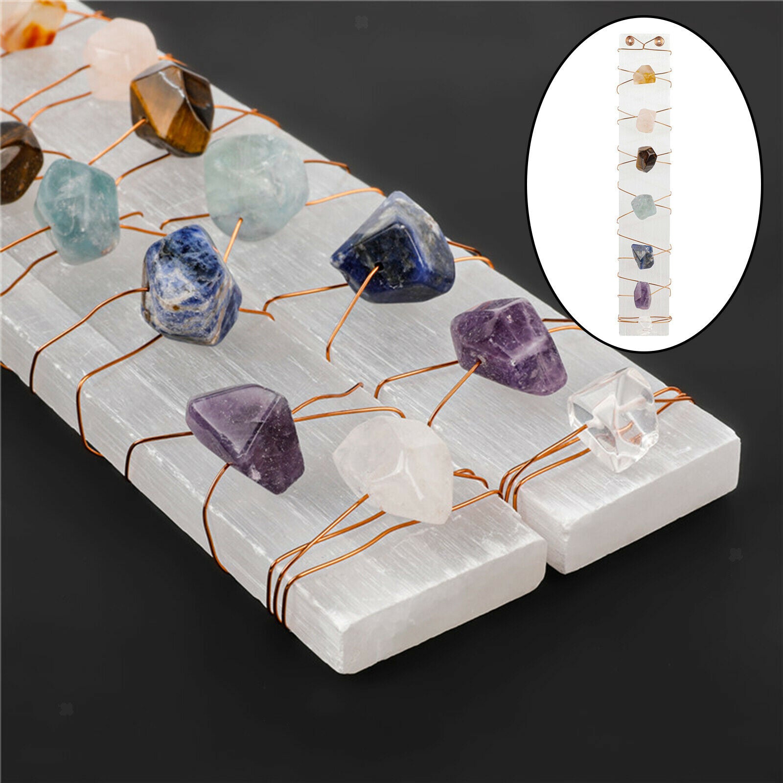 Crystals Stones Decor Relaxation Gems Yoga Meditation Collection Crafts
