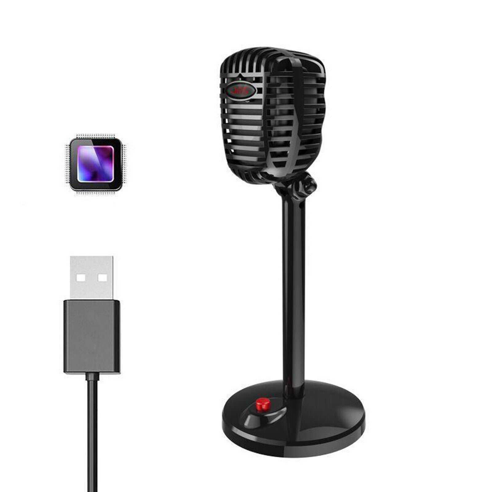 PC USB Podcast Studio Condenser Recording Microphone Livestream Professional Mic