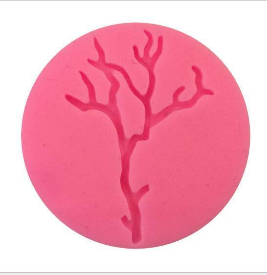 DIY Halloween tree wood liquid silicone candy cake mold decoration baking mold
