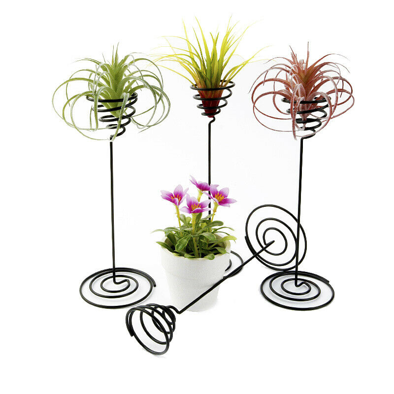 Metal Art Air Pineapple Base Plant Flower Pot Rack Decor Landscape Access.l8