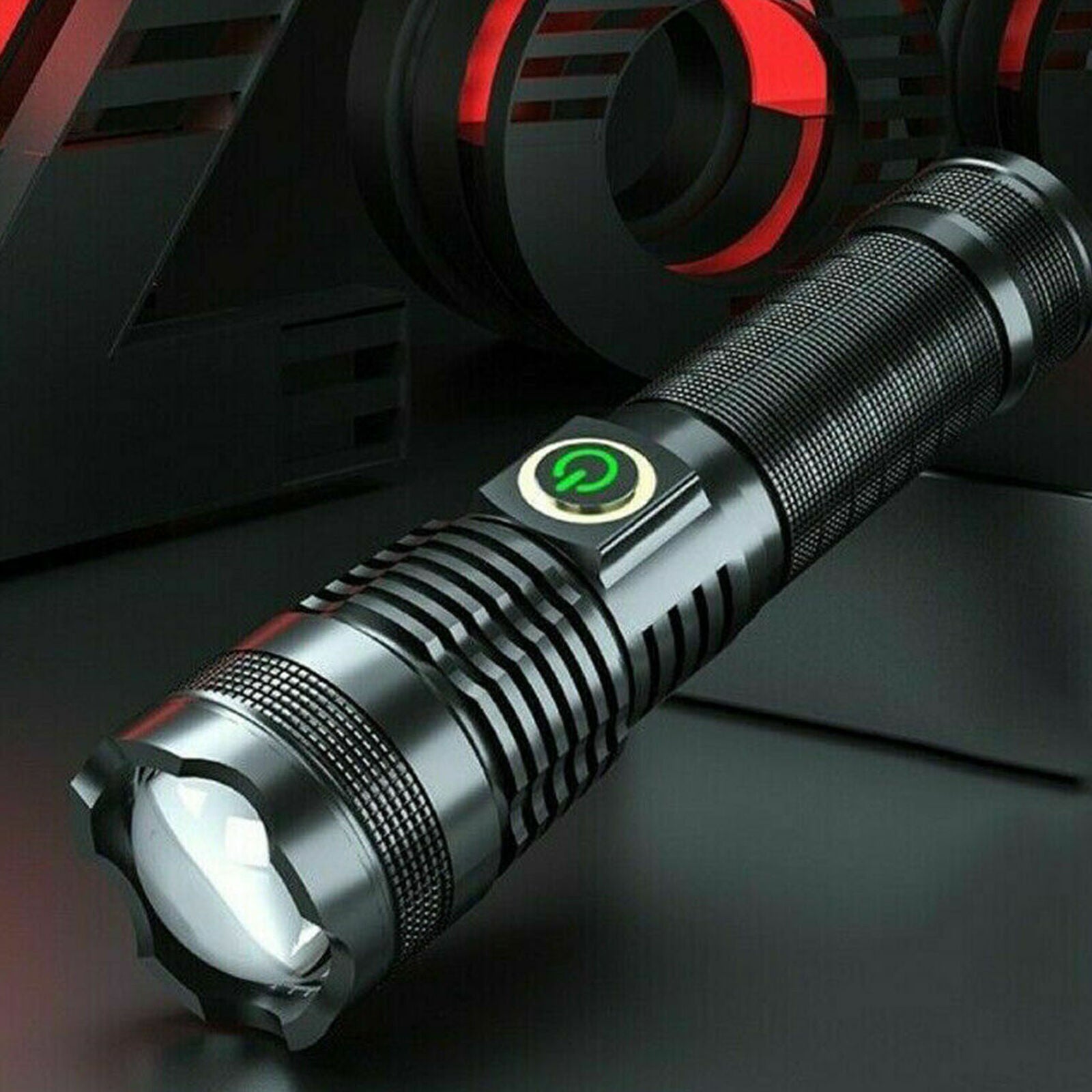 Rechargeable 1000000 Lumens XHP70 Most Powerful LED Flashlight USB Zoom Torch