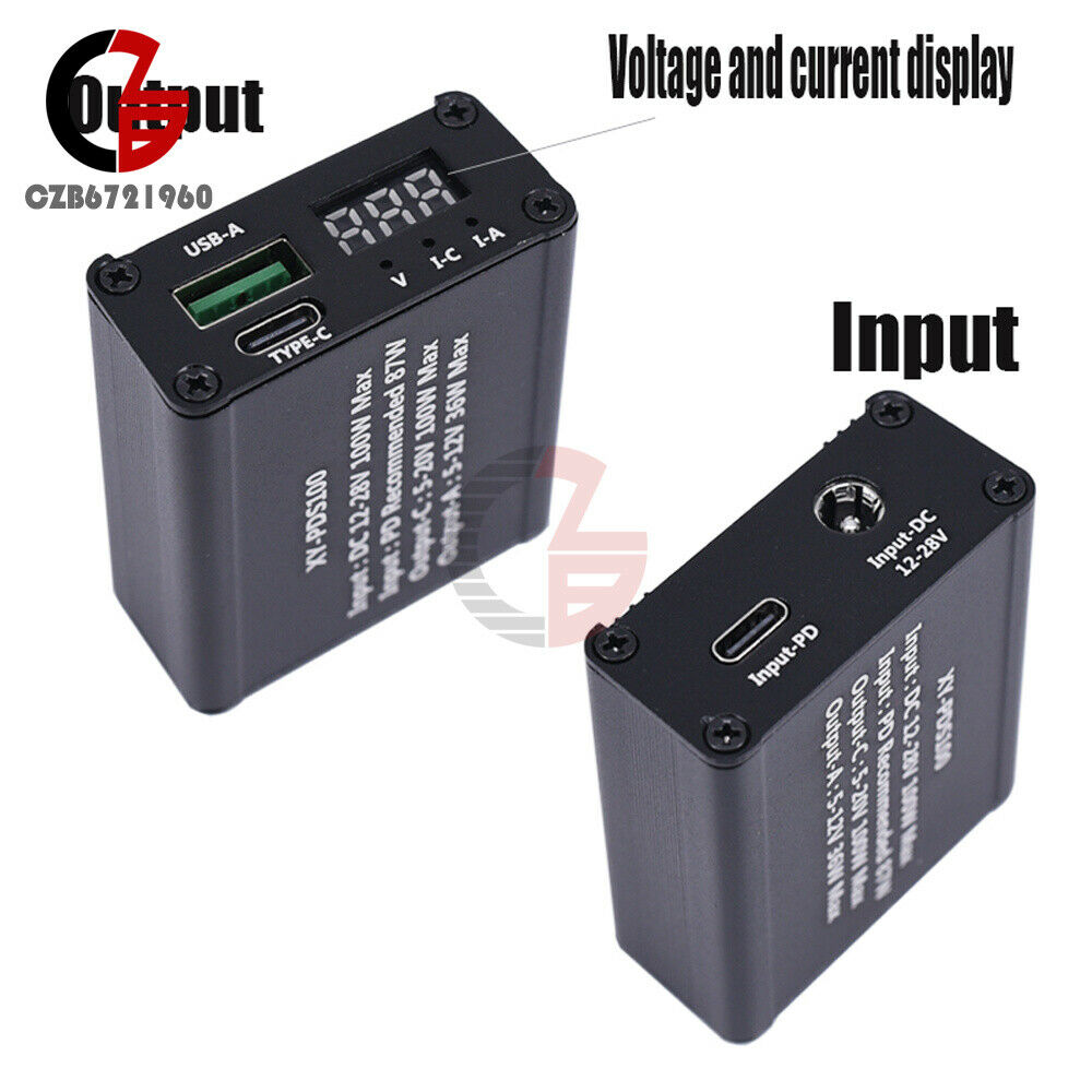 XY-PDS100 QC3.0/4.0 Type-C 100W Step Down Quick Charger Module Mobile Phone