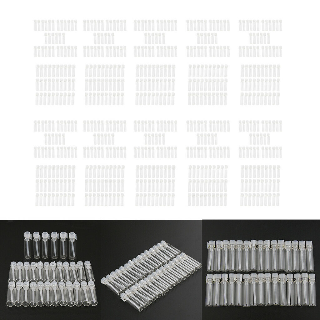 600X Mini Empty Perfume Trial Bottle Sample Vials Essential Oil Jar Cannings