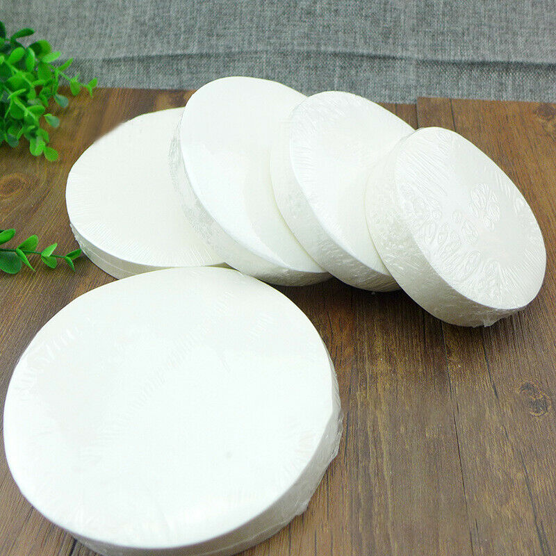 500Pcs Hamburger Discs Wax Papers Non Stick BBQ Paper Beef Burger Discs 4.5" HN