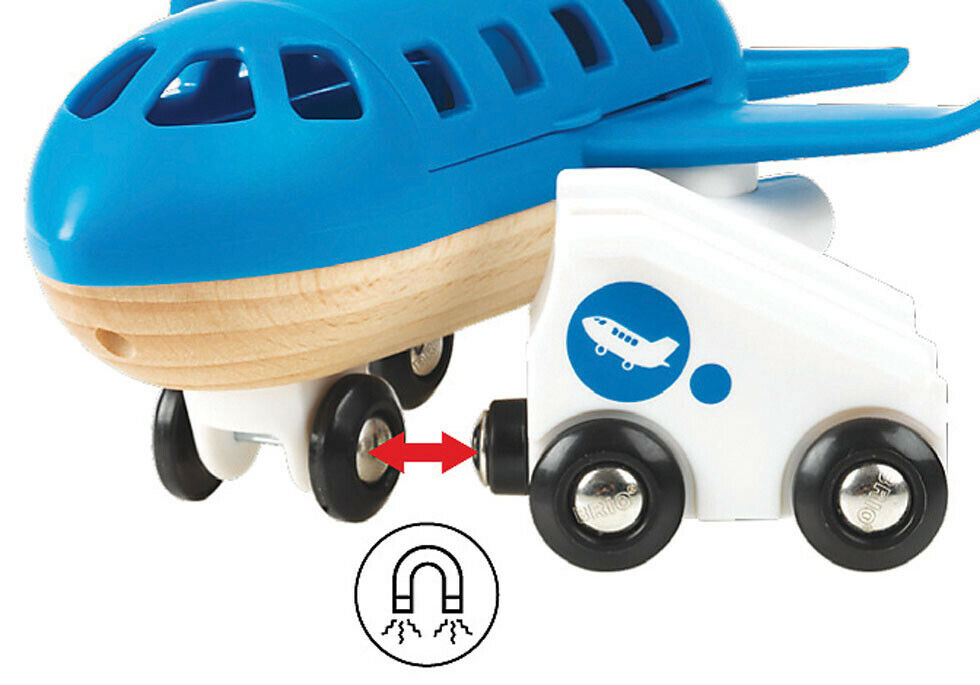 33306 BRIO Airplane Wooden Train Railway Accessories Age 3 years+