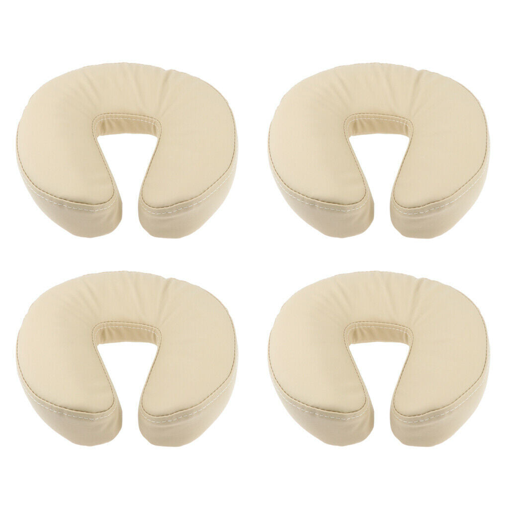 Pack 4 U Shape Salon Massage Table Pillow Body Treatment Headrest Cushion pad