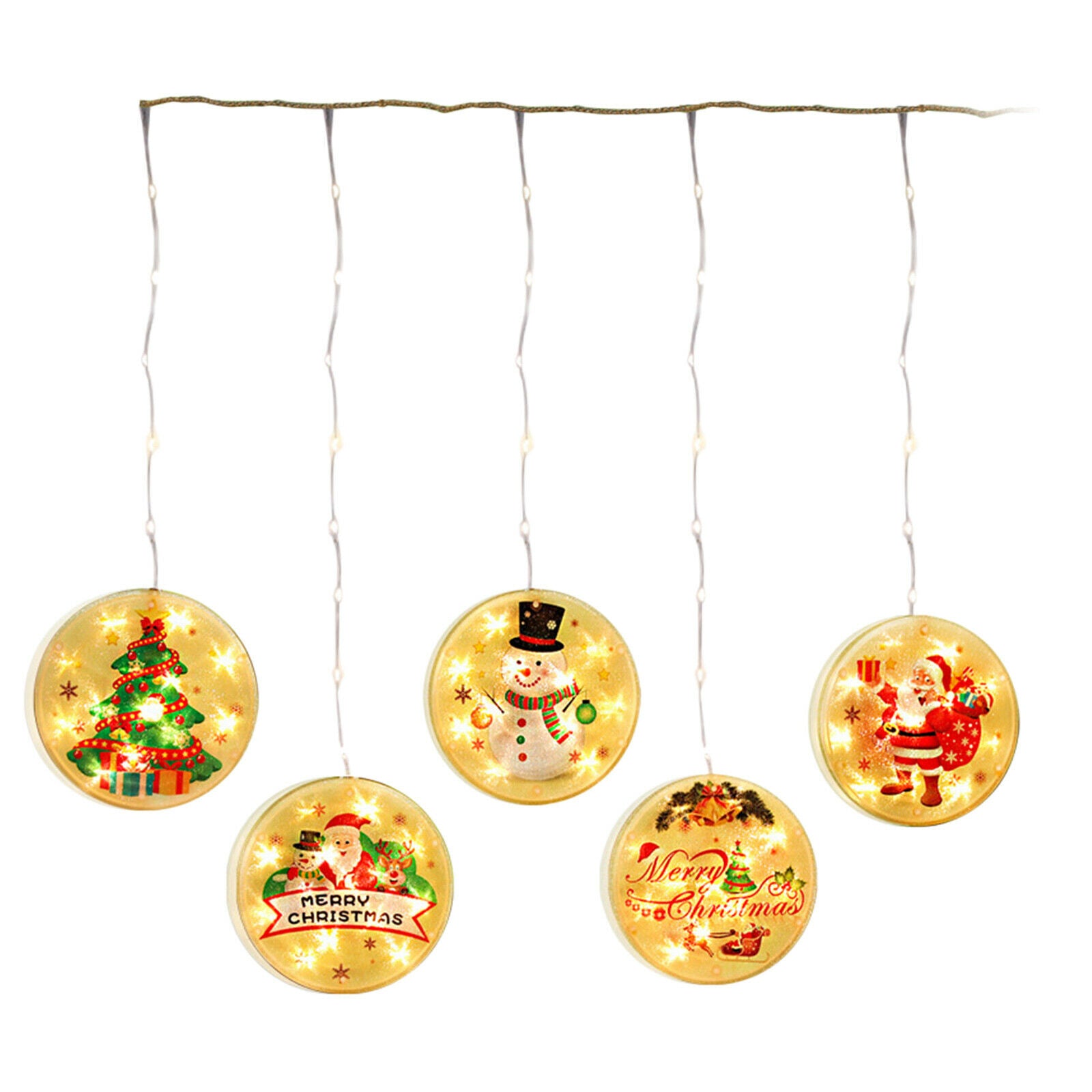 Christmas String Lights Waterproof Bedroom Fairy Lights Railing Home Decors