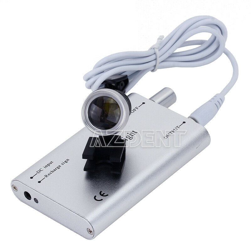 Dental Surgical Headband Binocular Loupes Magnifier 3.5X-R / Head Light Lamp