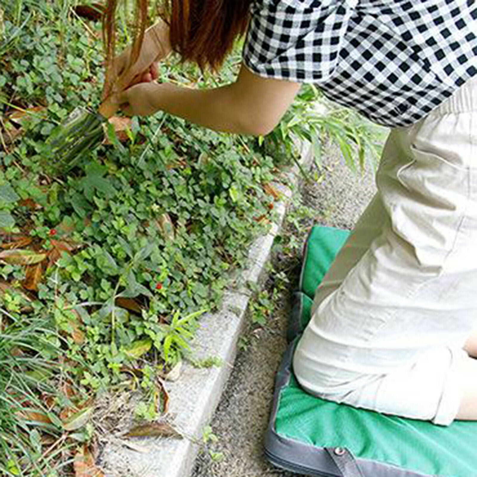 Lightweight Gardening Knee Pad, Folding Memory Foam Kneeling Mat,Thick Garden