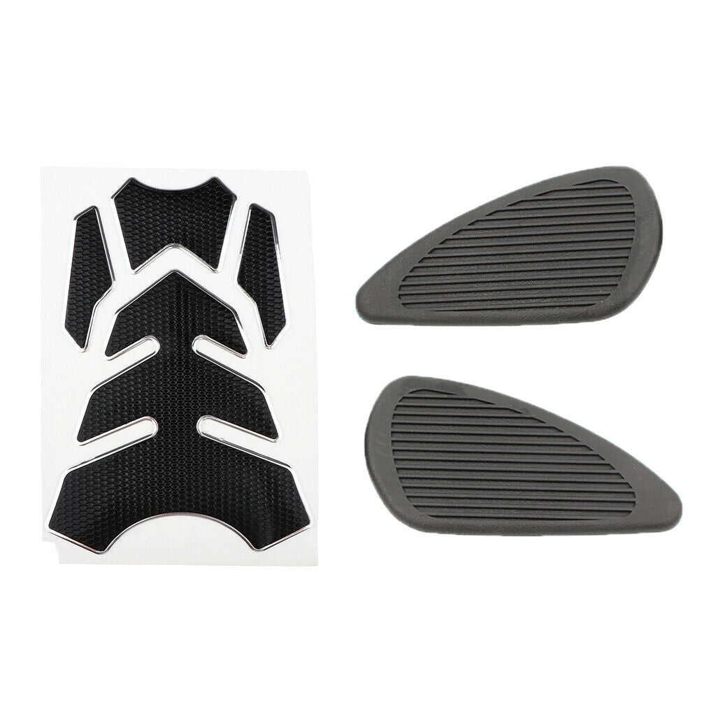 2 Set Universal Motorcycle Tank Traction Pad Side Knee Grip Protector