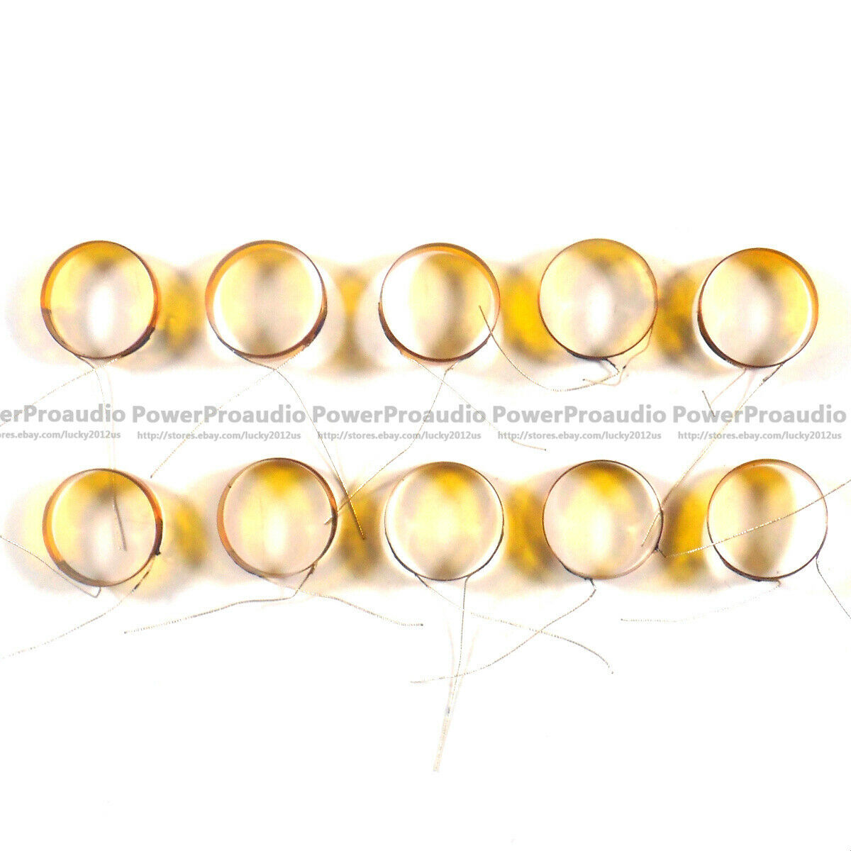 10pcs/lot 19.4mm  Tweeters voice coil Repair Kit 4 ohm Lead wire same way