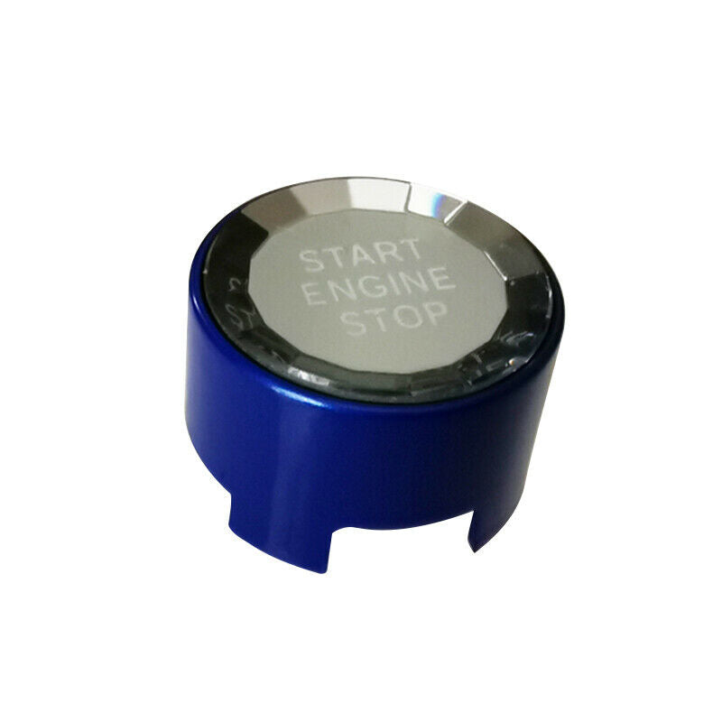 Blue Engine Start Stop Push Button Cover For BMW X3 X4 F20 F23 F30 F32 F10
