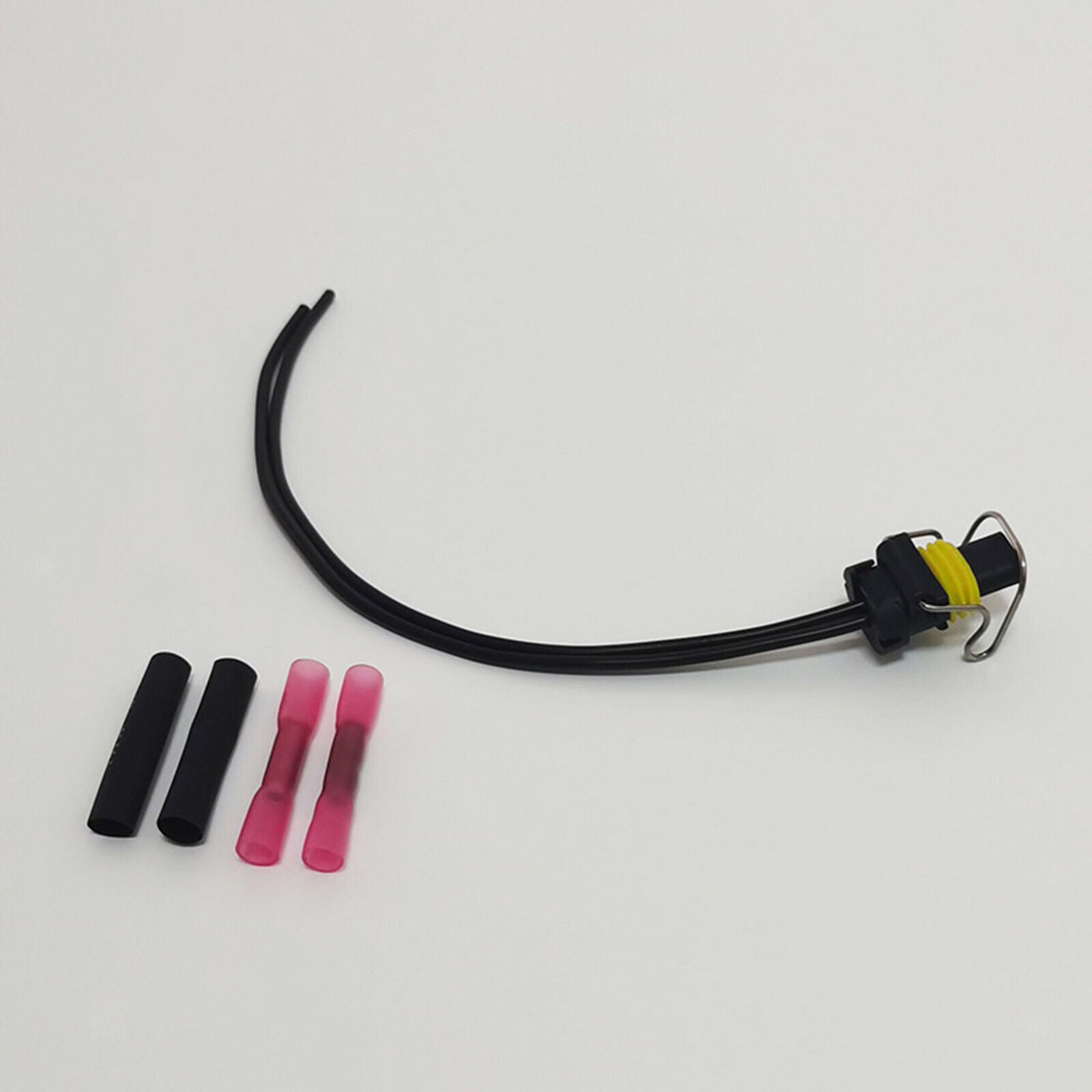 2 Wire Fuel Injector Connector & Crimp Splices Set for Caterpillar C7 C9