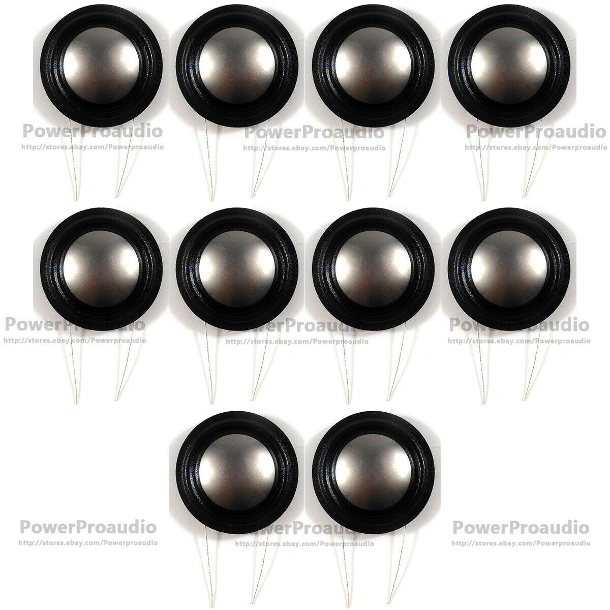 10pcs 25.9mm 1.02inch Tweeter Voice coil 8ohm  26 Core Titanium For B&W  Repair