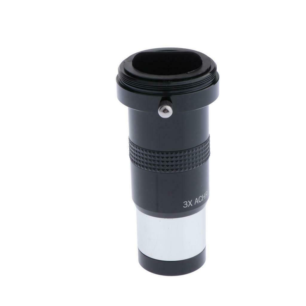 Universal Metal 3X Barlow Lens T-adapter 1.25"/31.75mm Economy Astronomical