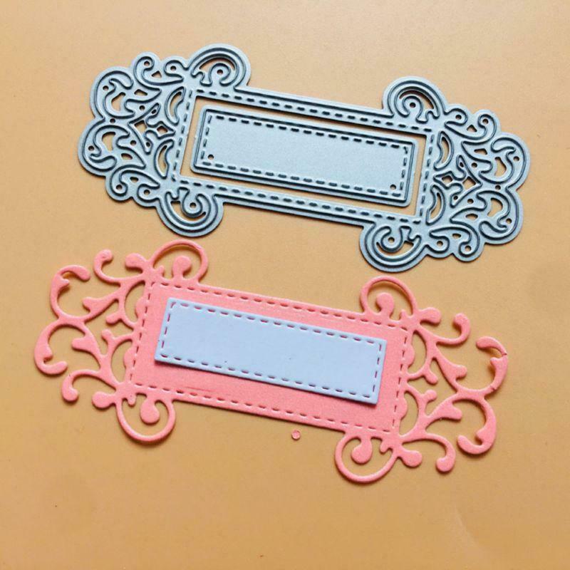 Flower Frame Metal Cutting Dies Stencil Scrapbooking DIY Album Stamp Paper Card