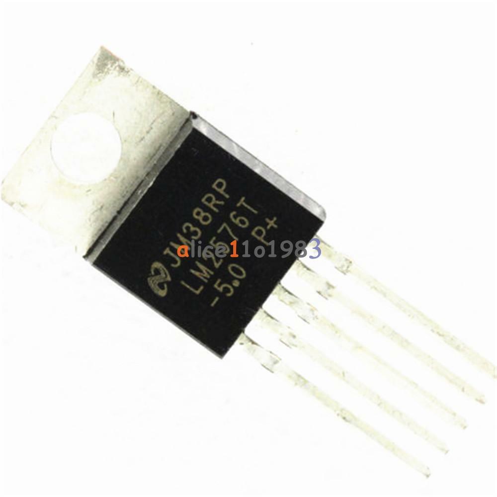 10PCS LM2576T-5.0 LM2576 IC REG BUCK 5.0V 3A TO220-5
