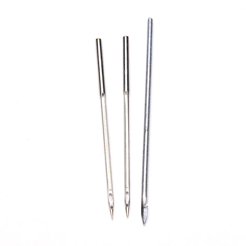 Canvas Leather Tent Sewing Awl Hand Stitcher Leather Craft Needle Kit .l8
