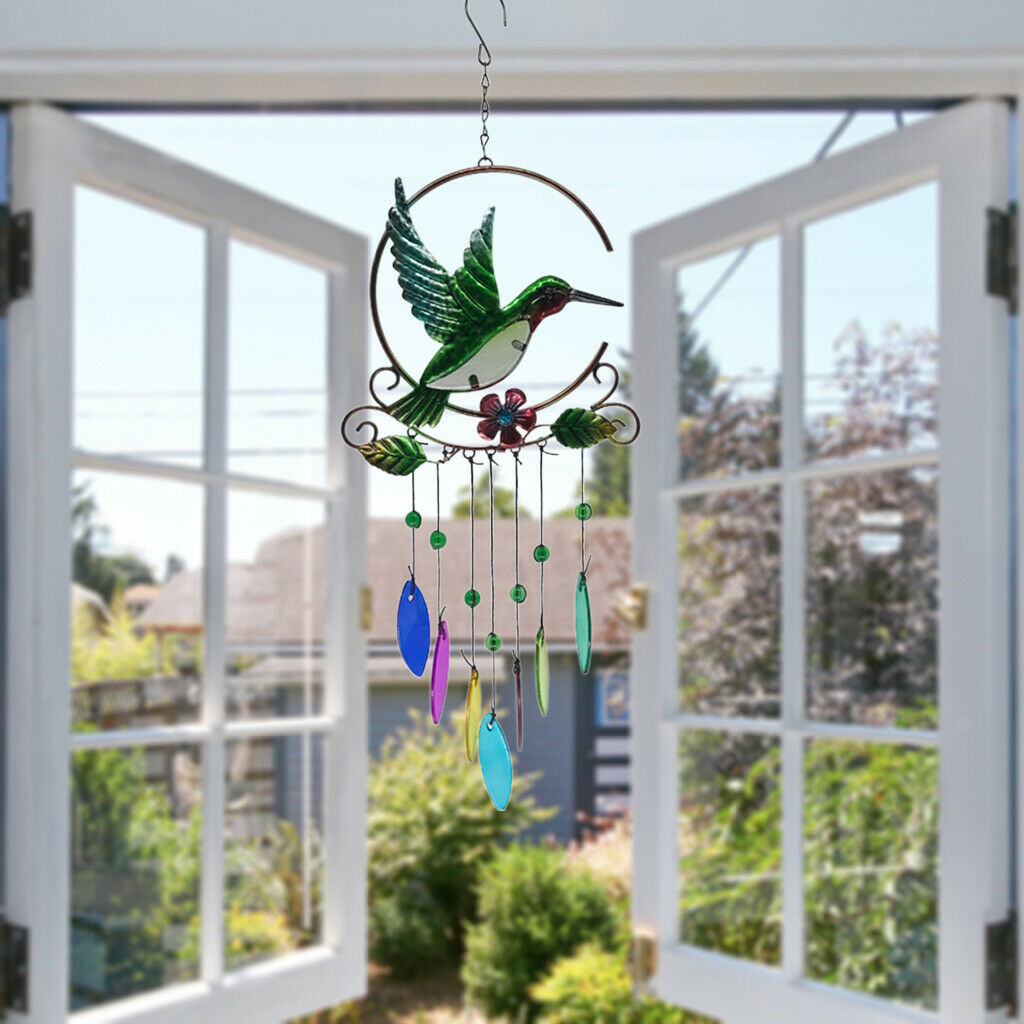 Hummingbird Wind Chimes for Party Festival Garden Indoor Craft Ornaments