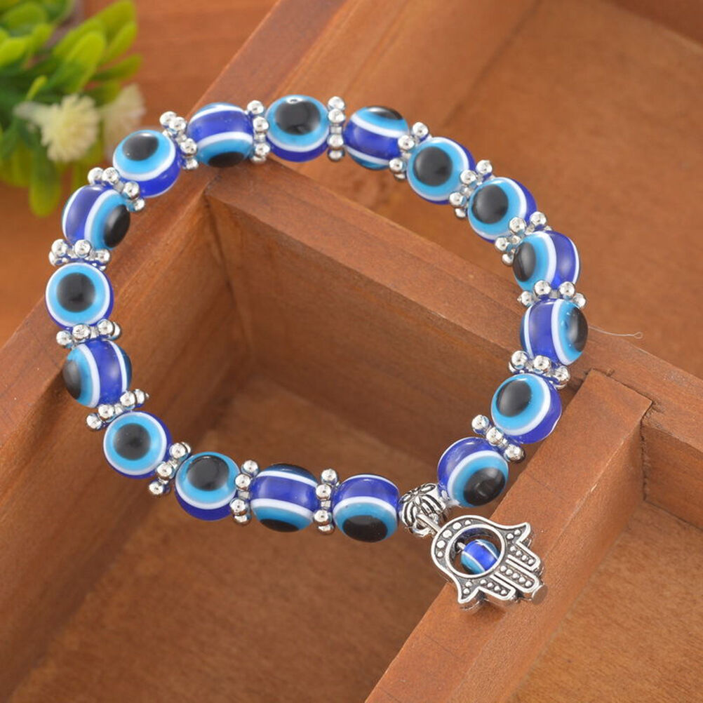 Charm Evil Eye Bead Protection Pretty Bracelet Jewelry Hamsa Hand Bracelet.l8