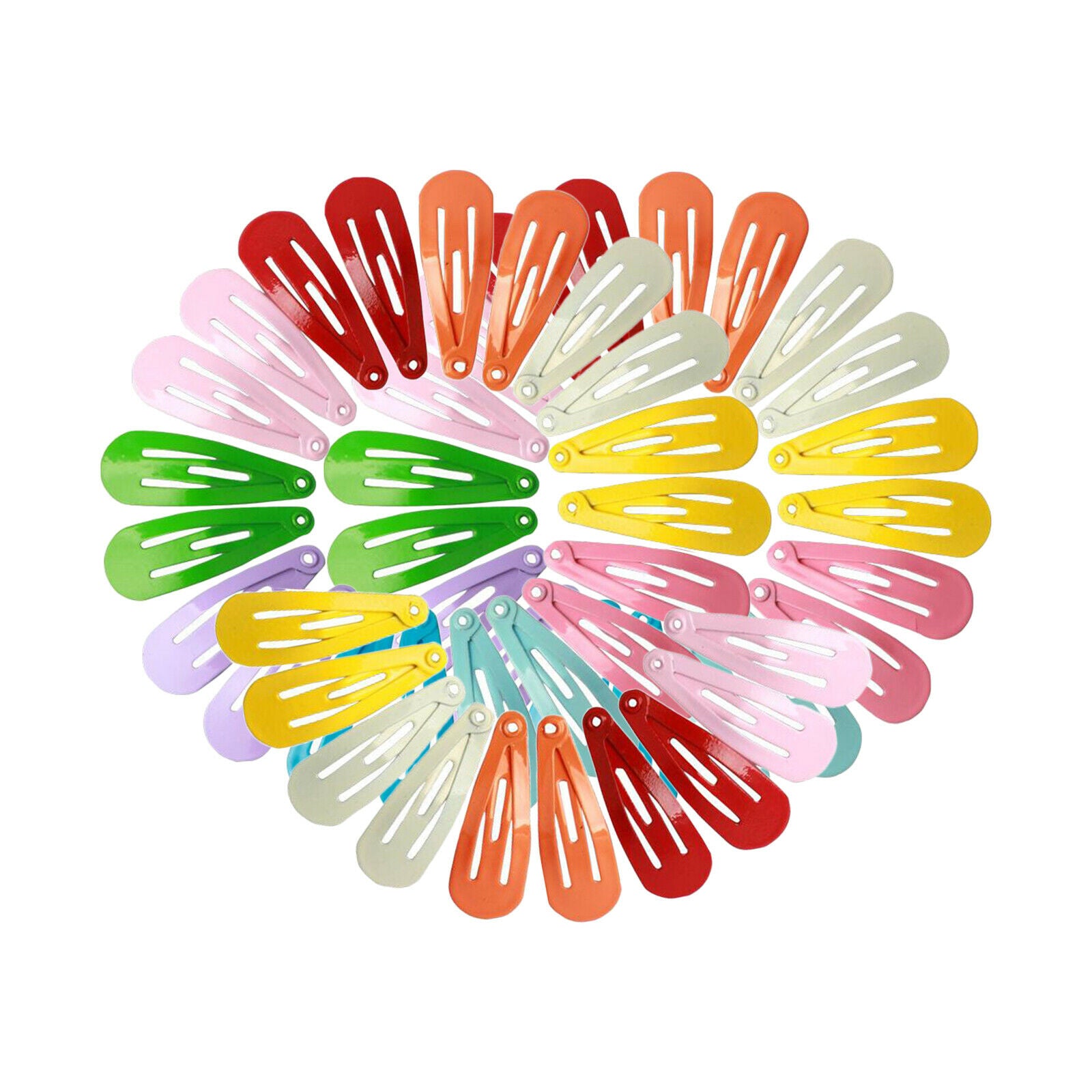 50Pcs No-Slip Hair Barrettes Girls Womens Wedding Dance Party Hair Clip