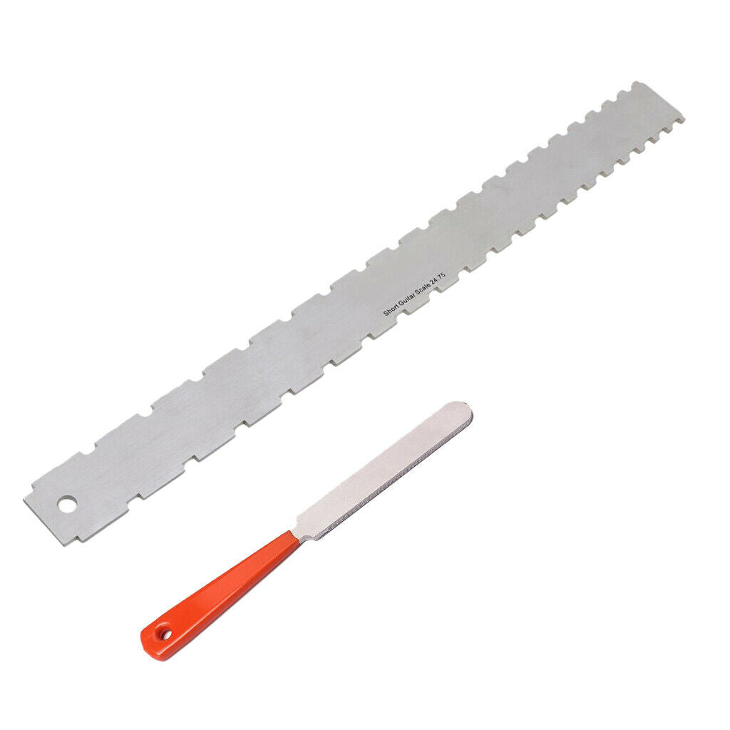 Guitar String Action Ruler + Fret File Luthier Tools