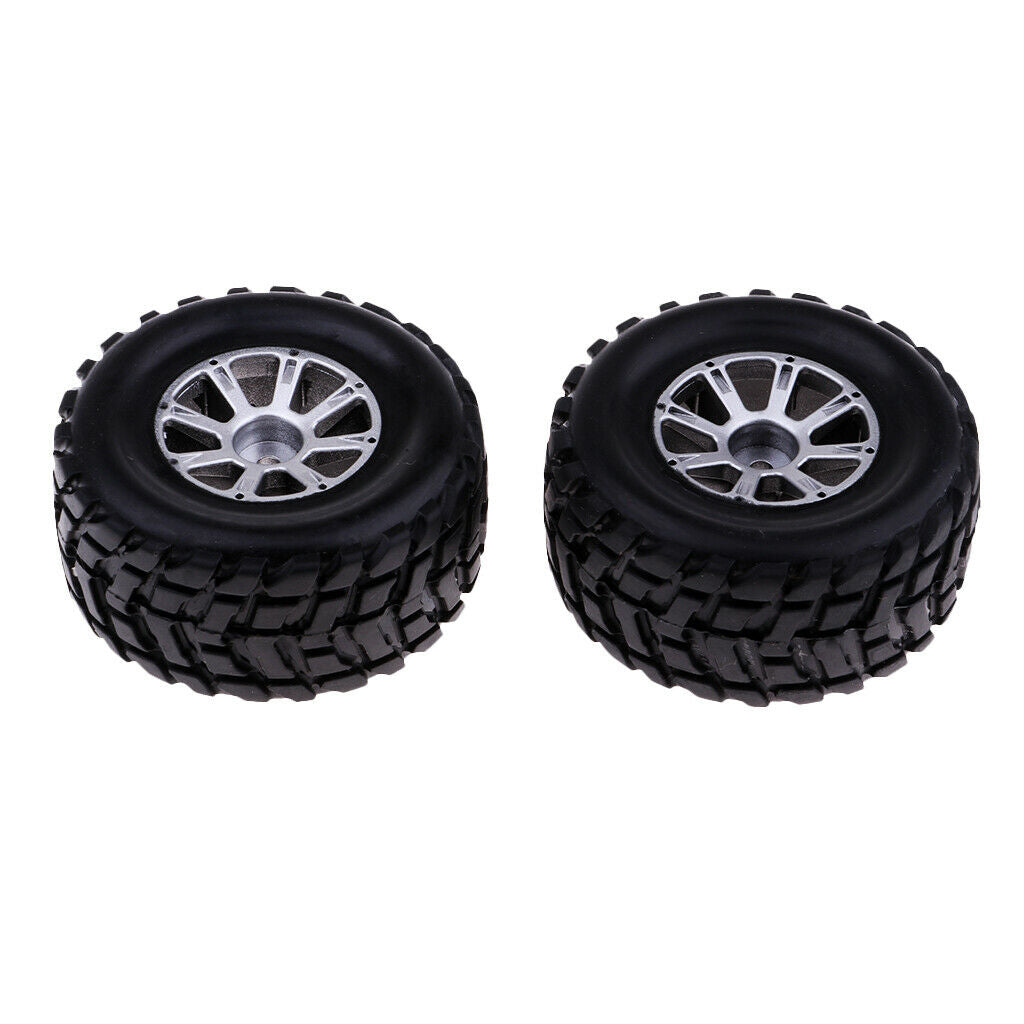 1/18th RC Crawlers Right Rubber Tire Tyres 2x A969-02 for Wltoys A969 Parts
