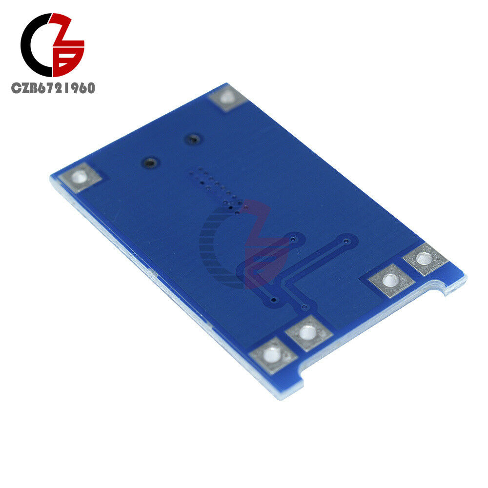 5PCS USB 5V 1A 18650 Lithium Battery Charger Board with Protection Module TP4056